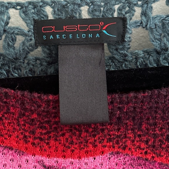 Custo Barcelona Pink Rose Long Sleeve Top - Picture 4 of 8